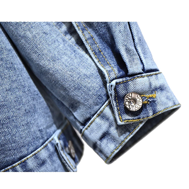 New Ladies self-defense anti-cutting stab denim jacket fashion large size invisible flexible anti-hacker safety outdoor clothing