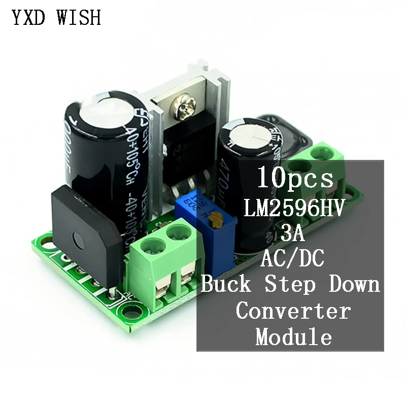 AC/DC to DC Buck Step Down Converter 3V 5V 12V 15V 24V Rectifier Filter Module 