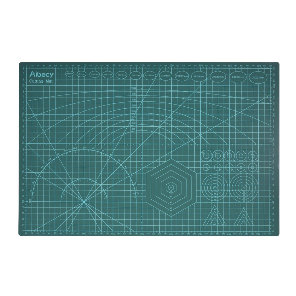 A3 Double-sided PVC Cutting Mat Paper Cutting Pad Quilting Grid Lines Printed Board For Diy Cutting Dies Tools