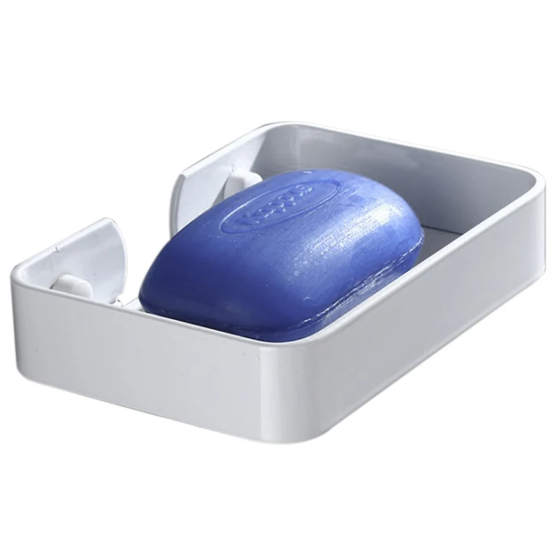 

Soap Dish Holder Square Holder Bathroom Soap Shelf,Bathroom Accessories Hardware Accessories Soap Holder, Soap Net Soap Dish-Sil