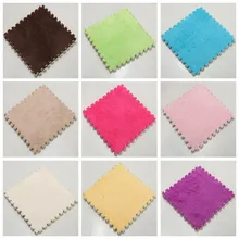 9 шт. квадратный пенопластовый коврик для ползания ребенка, детский Creeper коврик, вельветовый коврик для кухни, домашний ковер