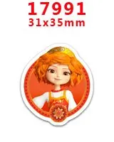 17991 30 шт мультяшный персонаж плоское украшение из смолы PR 23168 - Цвет: 17991