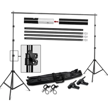 

Picturegraphy Studio2.4X3M Background Frame Picturegraphy Backdrop Background Stand System Metal S HM-YPAY