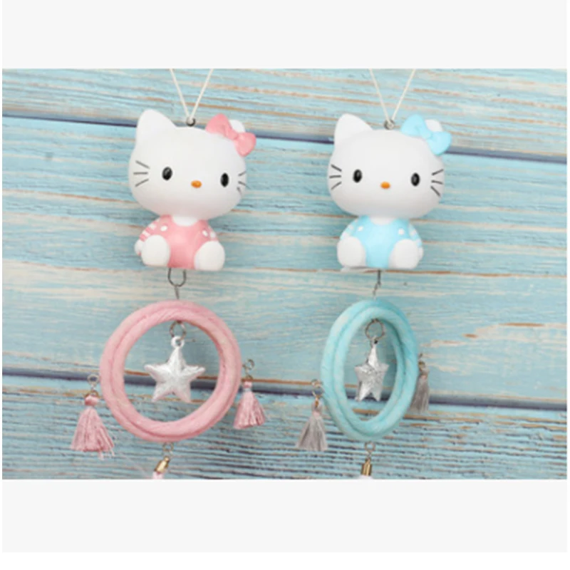 Dreamcatcher Card Ventilation Bell Japanese Style Home Decoration Charm Resin-made Cute Animal Patterned Wind Chimes | Дом и сад