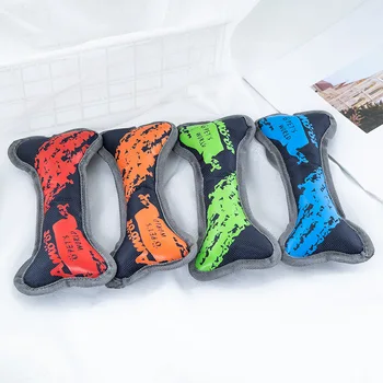 

Pet dog toy bite-resistant molar small and medium-sized pet Bone shape vocal toy multicolor optional pet supplies，Q331