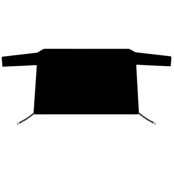 

Car Rear Windshield Snow Cover, Rear Windsn Snow Ice Cover Protector with Flaps and 4 nets, Sun Shade Protector Exterior