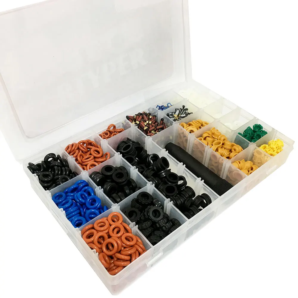 1 коробка топливный инжектор ремонтные комплекты уплотнительное кольцо Pintle cap Micro Filte ремонтный инструмент для универсального Bosch Smart Lorinser Audi