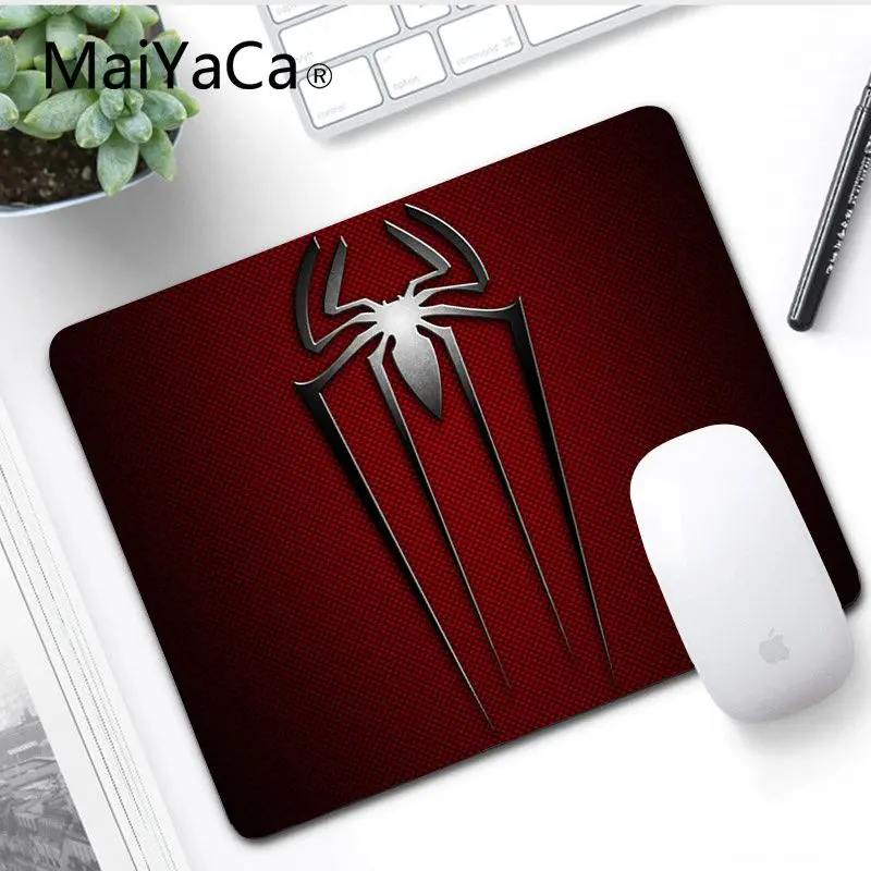 MaiYaCa ваш собственный коврик Marvel Человек-паук компьютерная игровая мышь коврики для ноутбука игровая мышь Lockedge коврик для мыши игровой коврик для мыши