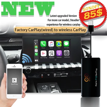

Sinairyu Wireless Carplay Dongle for Peugeot Skoda iOS Navigation 2016-2020 Mini Airplay USB Activator Car Play Adapter For WV