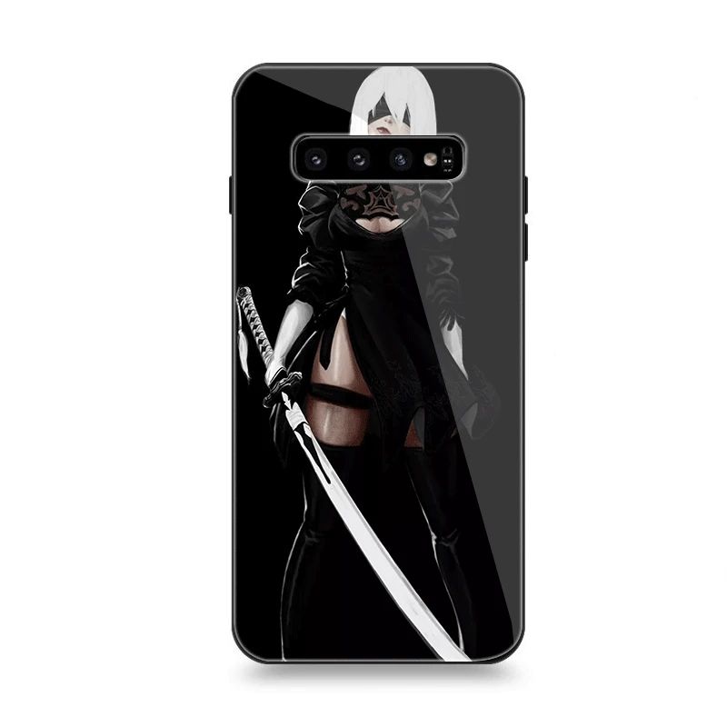 Чехол для телефона Стекло для samsung A10 A20 A30 A40 A50 A60 A70 S7 край S8 S9 S10 плюс Чехол НИР автоматов - Цвет: G4
