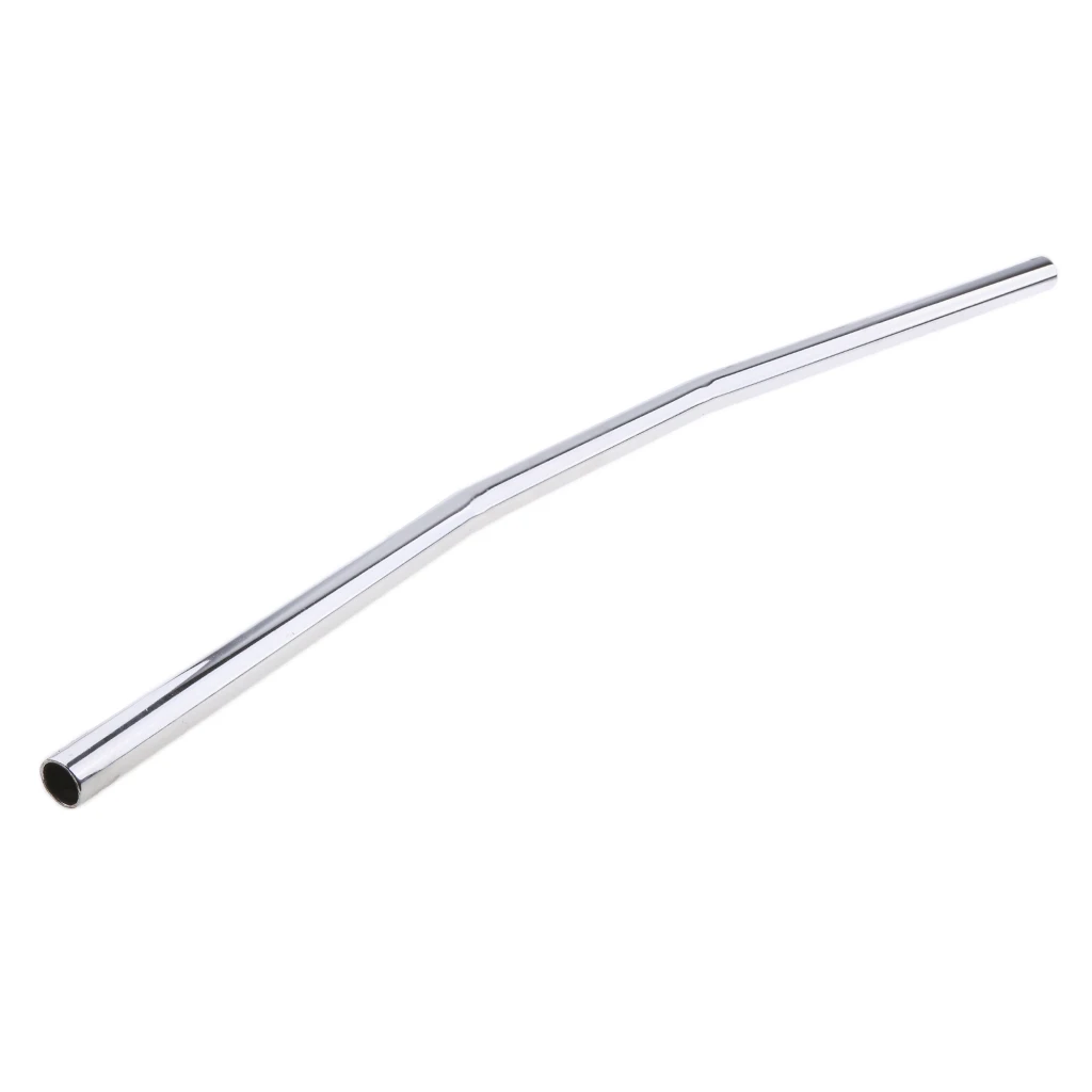 Silver Motorcycle Handlebar 22MM Steel Drag Straight Bar Cruiser Cafe Racer