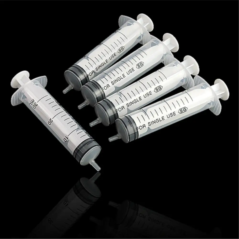 NEW Wholesale Cheap 5PCS 30ml Syringe for CISS Refillable Cartridge Ink Oil Grease Hot |