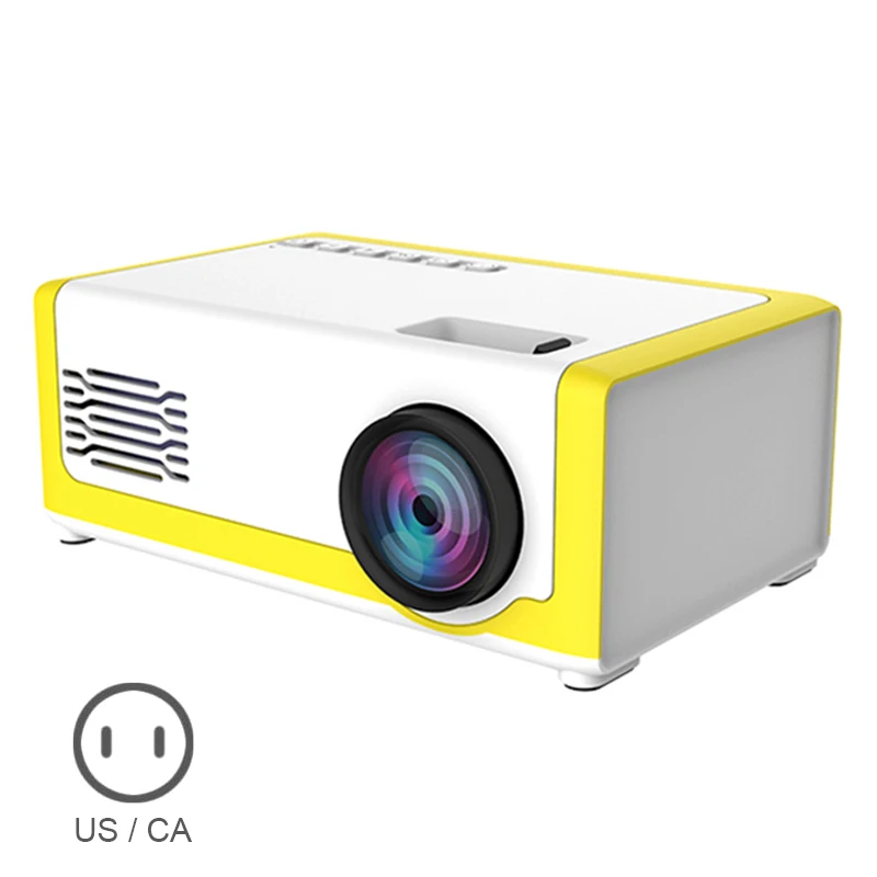 US Mini LED Projector High-definition LCD Portable Mobile Phone Home Projector New Arrival - Цвет: US