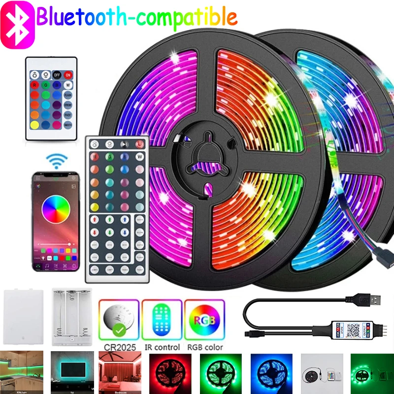Светодиодная лента совместимая с Bluetooth 5 В ИК-контроллер | Лампы и освещение
