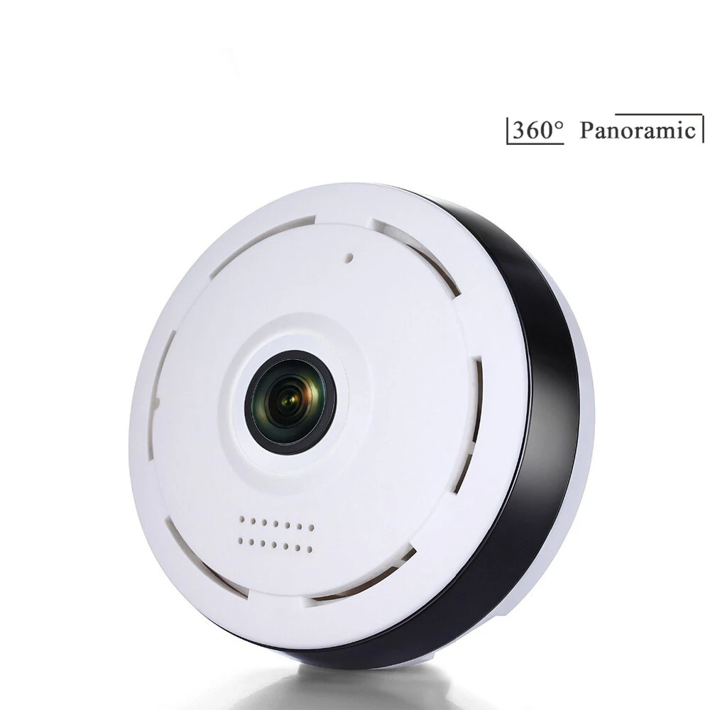 Мини-камера 360 панорамная 1.3MP рыбий глаз WiFi камера сетевая домашняя камера безопасности CCTV видеонаблюдение P2P Ночное