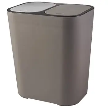 

1pc Classified Dustbin Wet And Dry Classified Waste Bin Creative Trash Can Garbage Can Plastic Rubbish Container