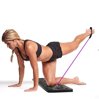 

9 in 1 Push Up Rack Board Men Women Comprehensive Fitness Exercise Push-up Stands Body Building Training System Sport Home Gym