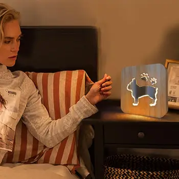 

LED Light Decoration Warm Mood Lamp Night Light Creative Versatile Usb Gift 3D Shadow Luminaria Lamp Power-Saving Bedroom