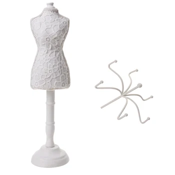 

7 Design Wood Vintage Cheongsam Dress Mannequin Jewelry Display Holder Show Rack