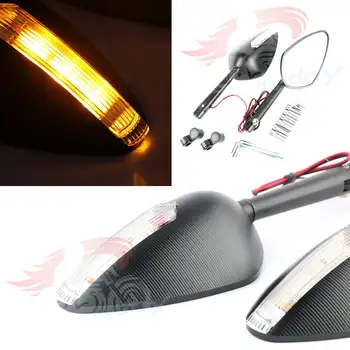 

For YAMAHA WR250/X WR125 XT125 XT600 Majesty 8mm/10mm CNC Motorcycle Rearview LED TURN SIGNALS Side Mirrors Street Sports