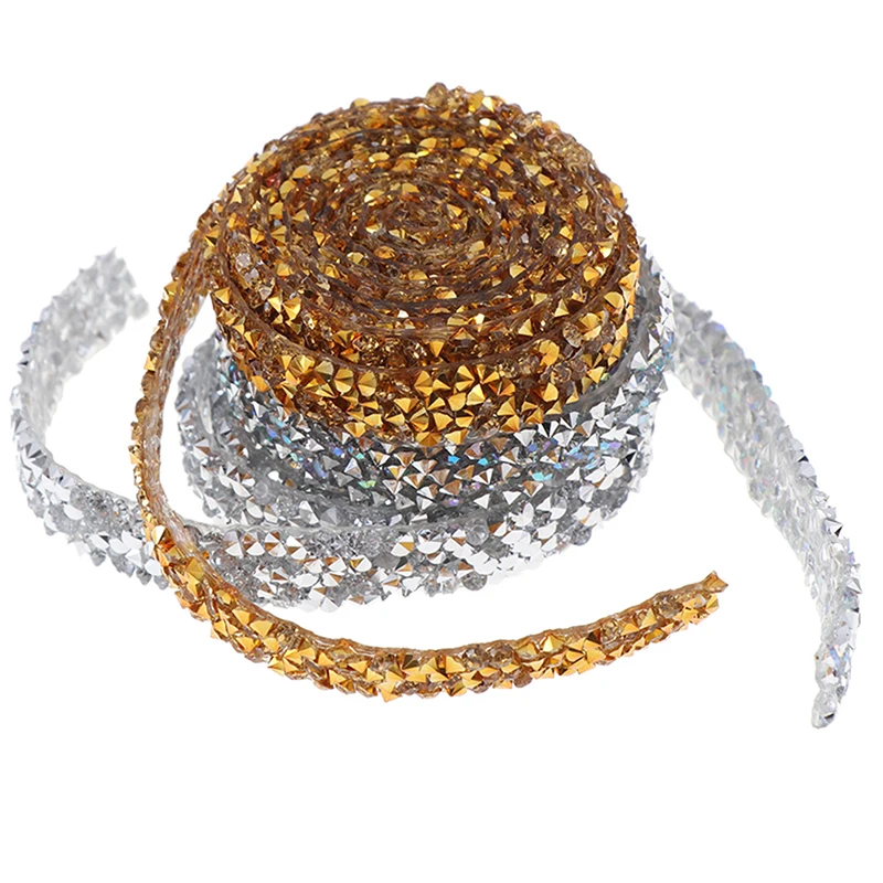 

1Pc Ribbon With Rhinestone Iron For DIY Material Fix Rhinestone Tape Applicator