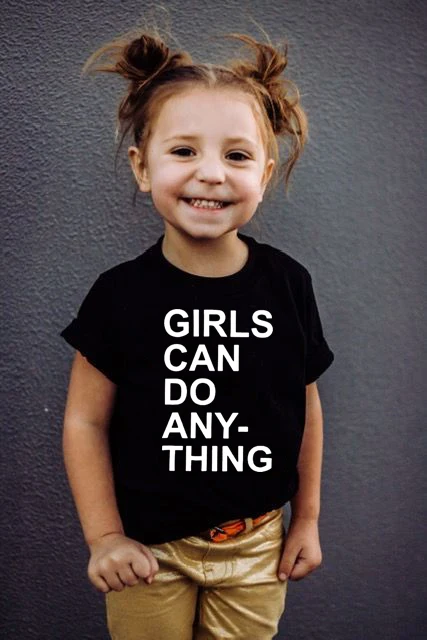 Best Offers Kids Shirt Clothing Can-Do-Anything-Feminist Girls Baby-Boy-Girl Short-Sleeve Children Summer x1V1xzqr