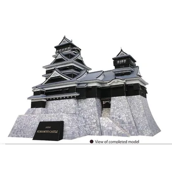 

Japan Kumamoto Castle 3D Paper Model World Famous Architectural Model Handmade DIY Building Model Educational Toy Collection