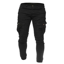 Мужские штаны-карго для бега, тактические штаны, мужские свободные штаны с несколькими карманами, военный армейский Стиль, камуфляжные городские повседневные хлопковые брюки