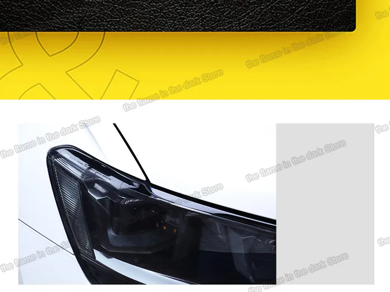 Pellicola protettiva per fari auto antigraffio per Volkswagen Vw Tiguan  2020 2021 2022 2023 luce anteriore fumo nero Styling - AliExpress