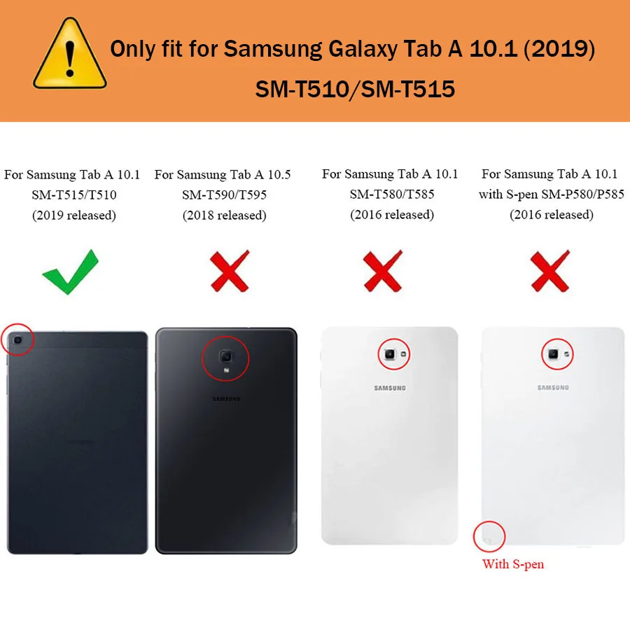 Силиконовый чехол для samsung Galaxy Tab A 10,1 SM-T510 T515 планшет Funda противоударный чехол для samsung Tab A 10,1