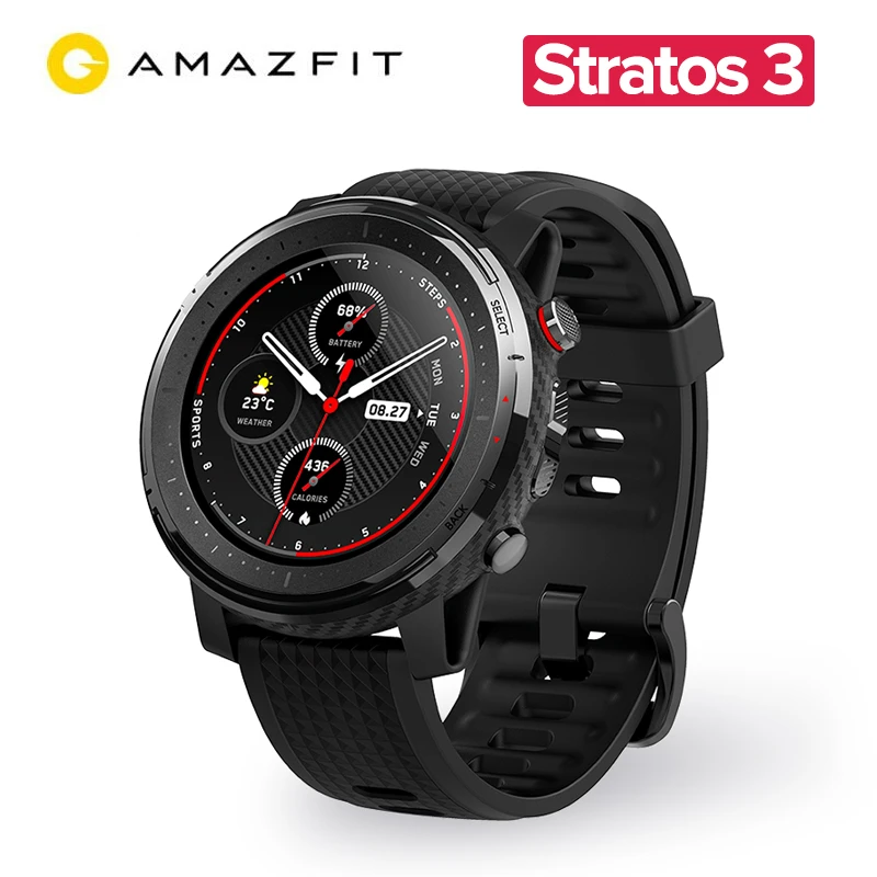 Amazfit stratos 3 strava Clearance