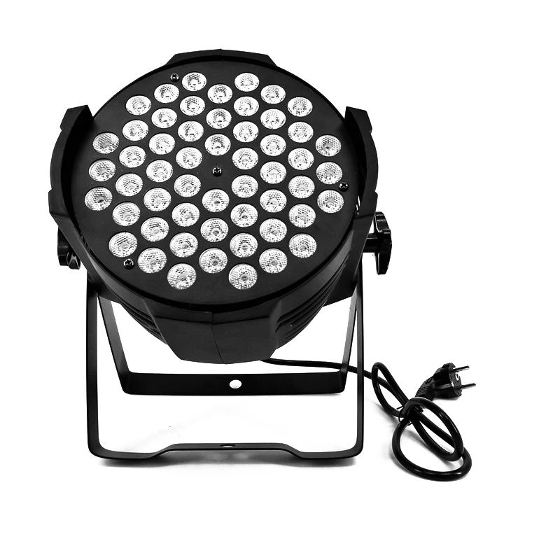 54X9W Алюминий LED Par Банки RGB 3в1 сценическое освещение DMX 3/7 каналов двойной свет/фон