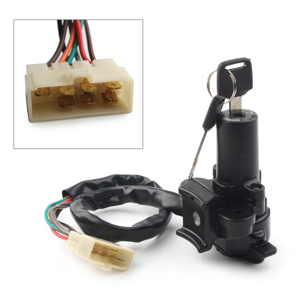 Мотоциклетный 7-контактный выключатель зажигания набор ключей замка для Kawasaki Ninja