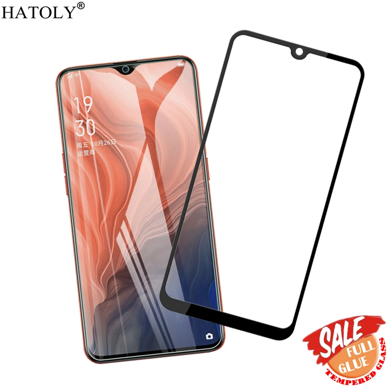 

Full Glue Glass OPPO Reno Z Screen Protector For OPPO Reno Z Tempered Glass Full Coverage Protective Glass For OPPO Reno Z Film