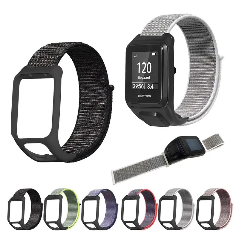 

Anti Scratch Loop Nylon Watch Band Wrist Strap Bracelet Replacement for TomTom Runner 3/Adventurer/Spark 3 Music/Golfer 2 Watch