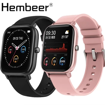 

Hembeer P8 1.4 inch Smart Watch Men Full Touch Fitness Tracker Blood Pressure Smart Clock Women GTS Smartwatch for Xiaomi iphone
