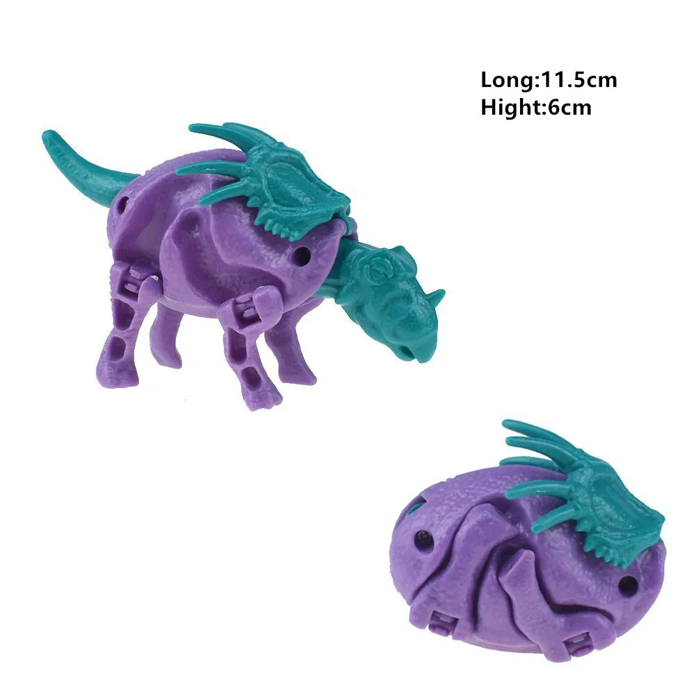 12 шт/компл деформация Динозавр яйцо игрушки животные деформированное