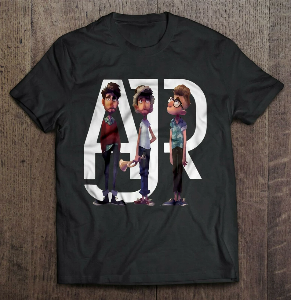 Новинка Ajr The Click Tour версия 2 Мужская черная футболка Размер S-2Xl уличная забавная футболка