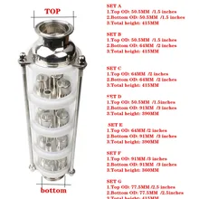 copper bubble Distillation column with 4 sections for distiller Glass column 100 200l kit for distillation stainless steel column with copper bubble plates