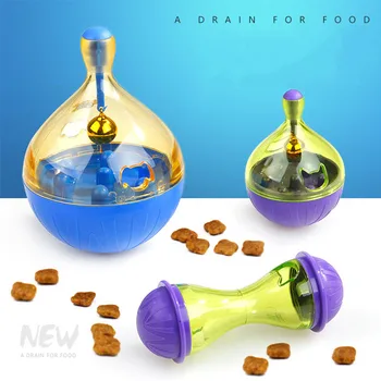 

Dog Toy Pet Bowl Food Leakage Ball Feeder Interactive Puzzle Cat Toys Tumbler Slow Dispenser For Dogs Cats Feed Pet Accessories
