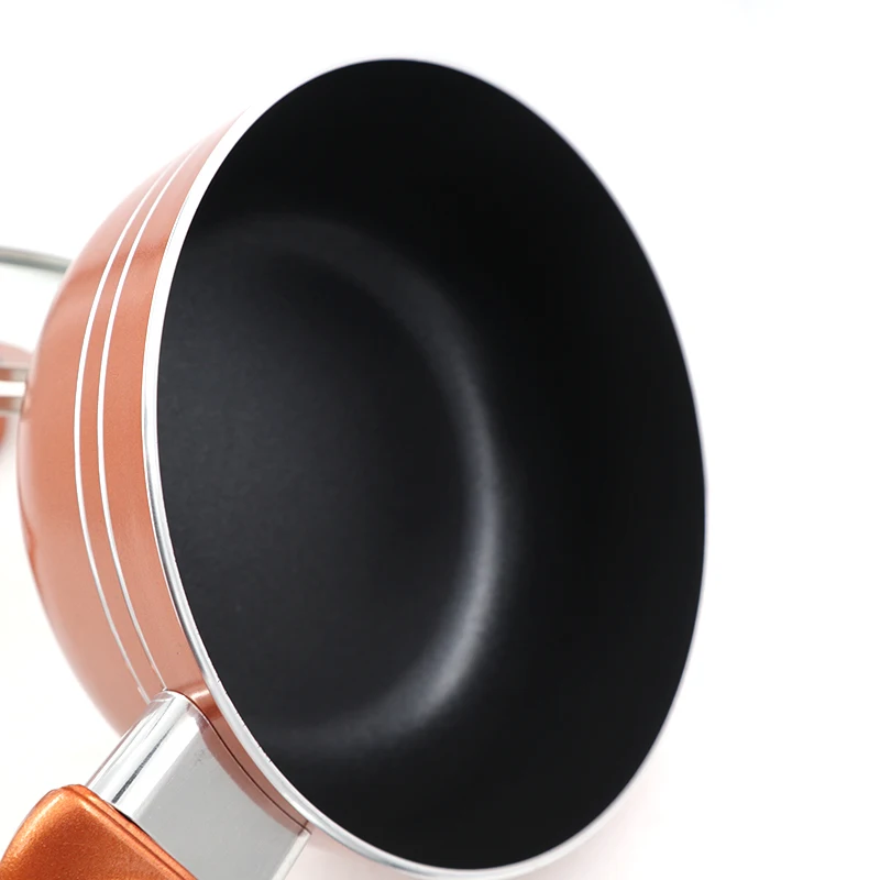 Master Star медь 1L емкость для молока для еды тела кухонная кастрюля здоровая быстронагревающая суповая сковорода