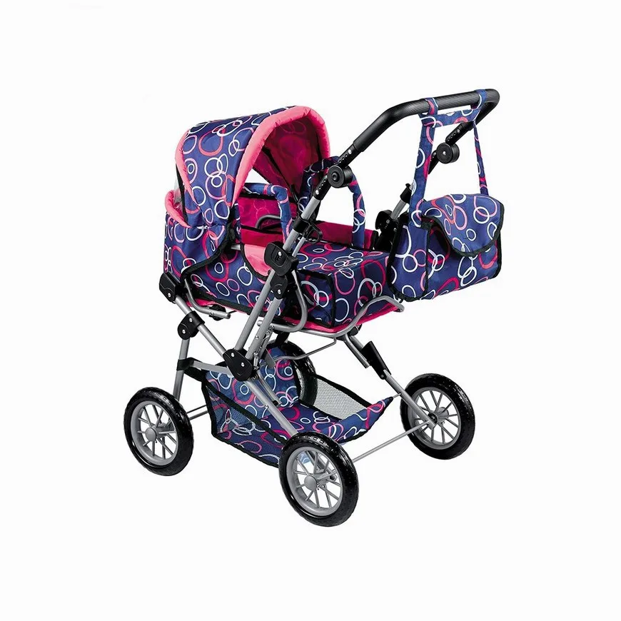 

Two Way Doll Stroller children's educational toys cloth Carry Bag and Adjustable Handle Birthday Christmas Gifts Toys Brinquedos
