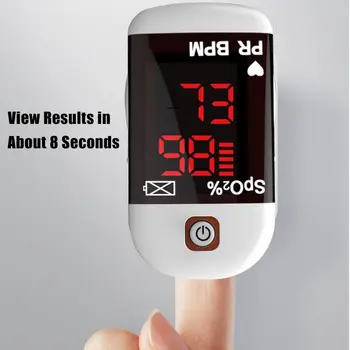 

Dustproof Fingertip Pulse Oximeter Heart Rate SPO2 PR Blood Oxygen Sleep Monitor Without Battery Detector Health Tool