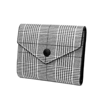 Short Leather Wallet Urban commuter serviceTrellis Checked Pattern Magnetic buckle lykj-yx
Short Leather Wallet Urban commuter serviceTrellis Checked Pattern Magnetic buckle lykj-yx