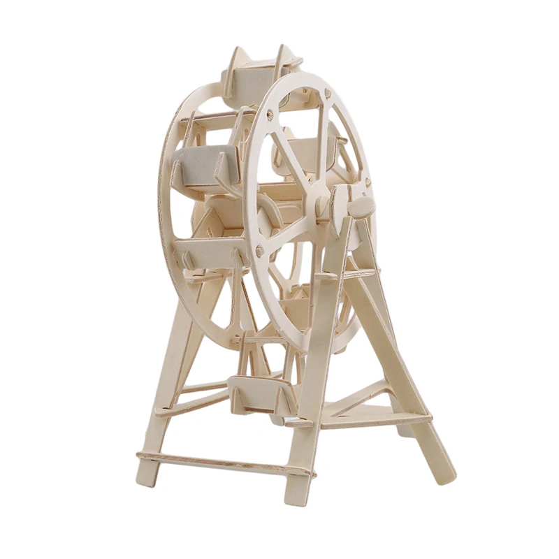 Новинка, детская игрушка ручной работы, колесо обозрения, 3D головоломка, модель, Набор пазлов, можно поворачивать, сделай сам, детская развивающая игрушка