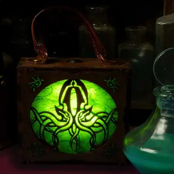 

Multifunction Desktop Ornament Night Light LED Vintage Lantern For Kids Room Bedroom Halloween Party Supplies Holiday Festival