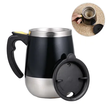 

400ml Automatic Self Stirring Mug Coffee Milk Mixing Mug Stainless Steel Thermal Cup Electric Double Insulated Smart Cup
