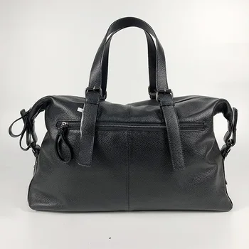 

New 100% Genuine Leather Bag Large Women Leather Handbags Fashion Women&Men Messenger Bags Big Ladies Travel Duffle Bag LW0165