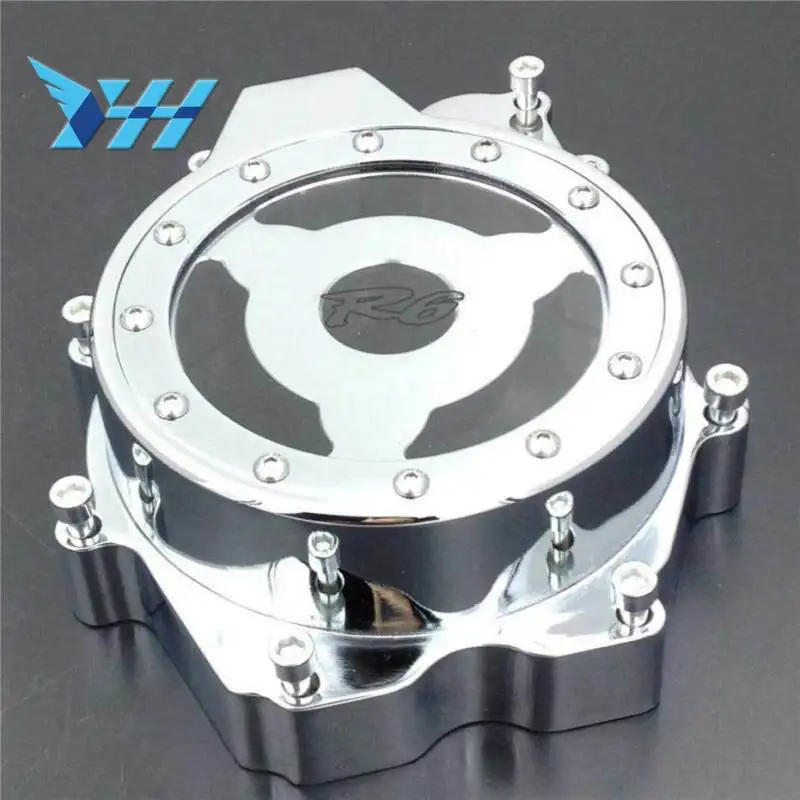

Left Engine Stator Crank Case Cover For Yamaha YZF R6 2003-2009 2004 2005 2006 2007 2008 / YZF R6S 2006