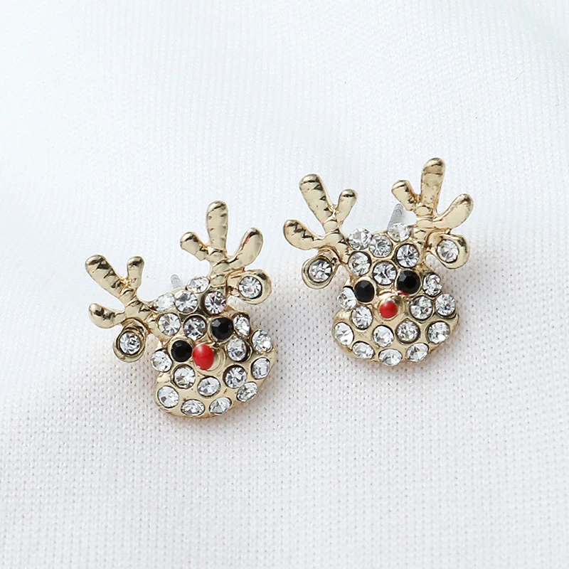 Drop Earrings New Trendy Statement Christmas Tree Earrings For Women Santa Claus Snowman Drop Earrings Jewelry Girls Christmas Gifts